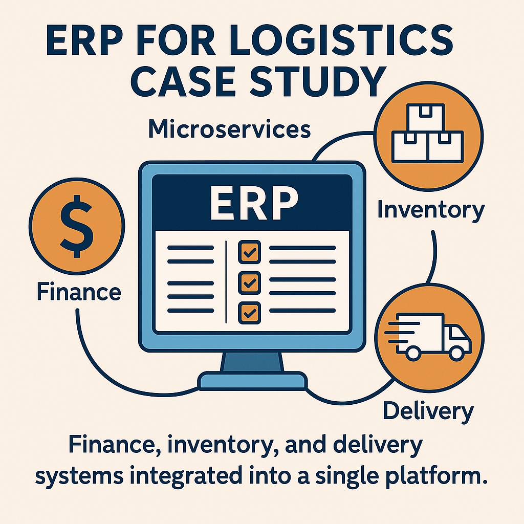 Created Microservices ERP for Logistics Company